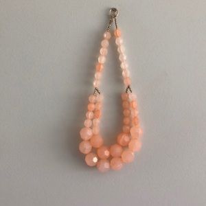 Chunky orange necklace